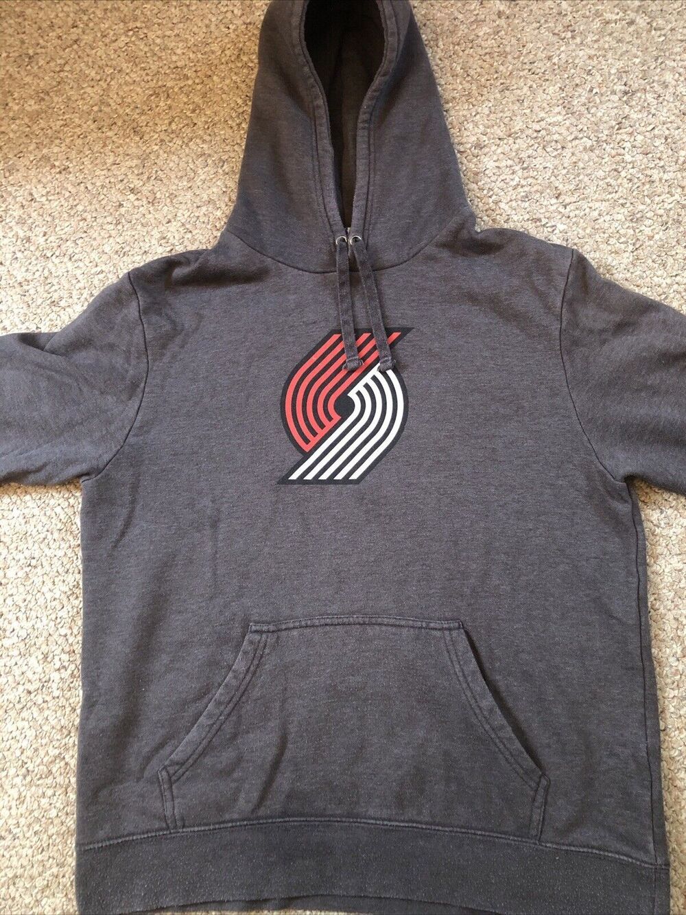 NBA Branded Portland TrailBlazers Men's Size L Hoodie Gray